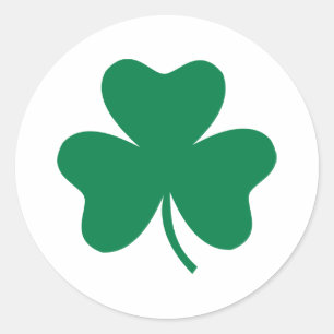 Sticker Rond Shamrock