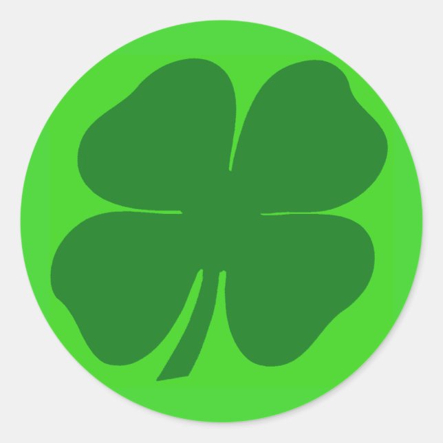 Sticker Rond Shamrock (Devant)