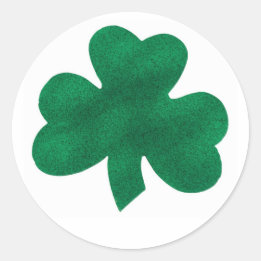 Sticker Rond Shamrock