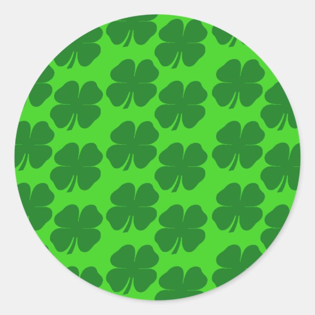 Sticker Rond Shamrock (Devant)