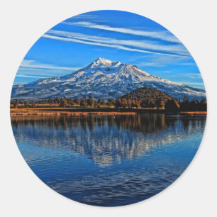 STICKER ROND SHASTA DE LA TA REFLÉTÉ