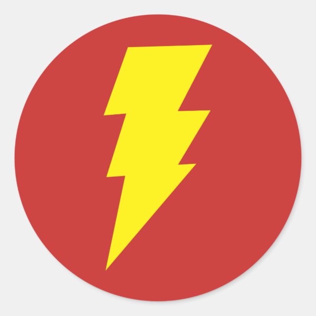 Sticker Rond Shazam (Devant)