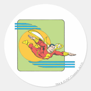 Sticker Rond SHAZAM Sort