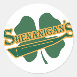 Sticker Rond Shenanigan