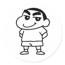Shinchan Noir et blanc