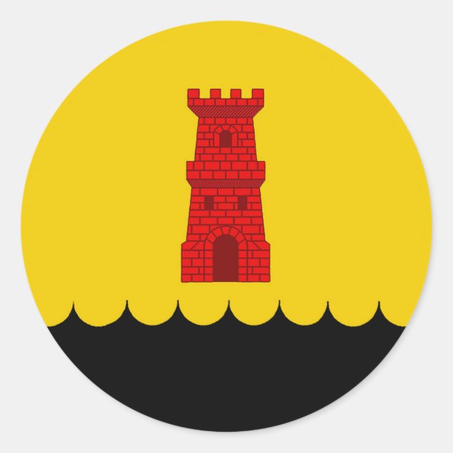 Sticker Rond Shire de Blackwater Keep Populace Badge Classic Ro (Devant)