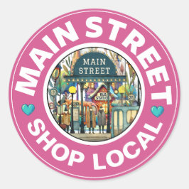 STICKER ROND SHOP LOCAL