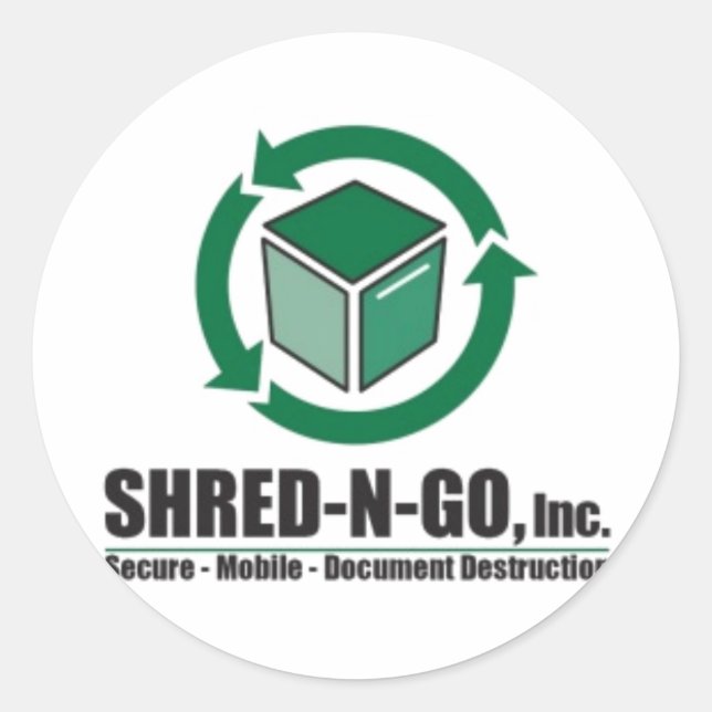 Sticker Rond Shred-N-Go (Devant)