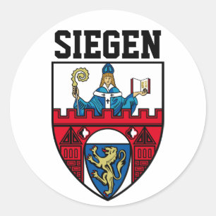 Sticker Rond Siegen (Rhénanie du Nord-Westphalie) - ALLEMAGNE