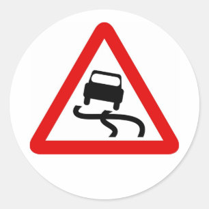 Sticker Rond Signal de trafic