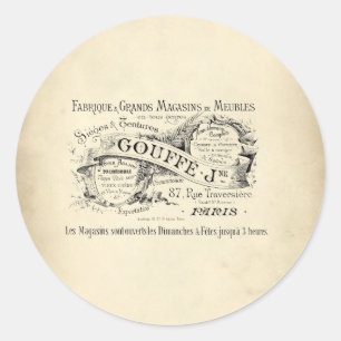 Sticker Rond SIGNE DU GRAND magasin français