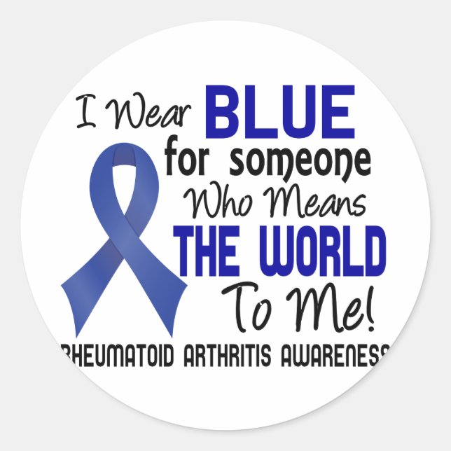 Sticker Rond Signifie Le Monde Pour Moi 2 Arthrite Rhumatoïde (Devant)