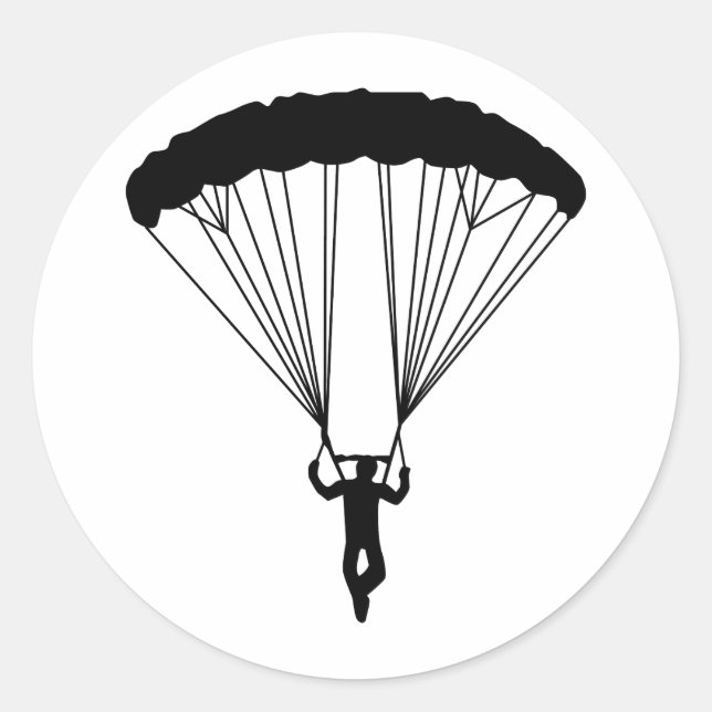 Sticker Rond silhouette (Devant)