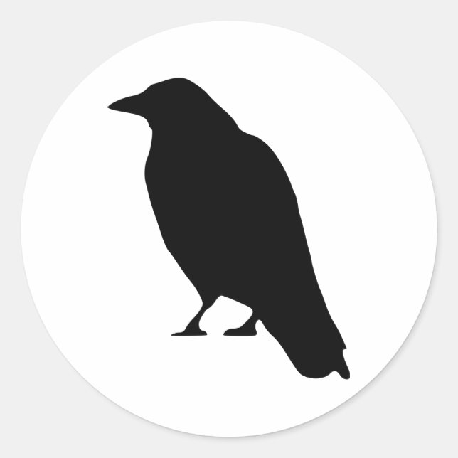 Sticker Rond Silhouette du croisement (Devant)