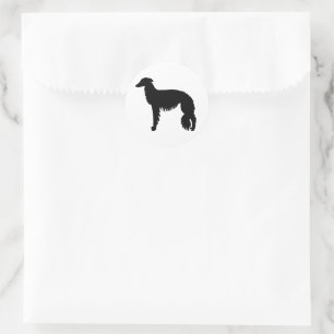 Sticker Rond Silken Windhound 