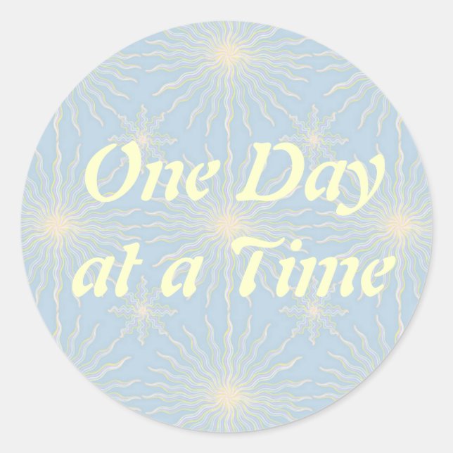 Sticker Rond Silktones Sun Star ODAT (Devant)