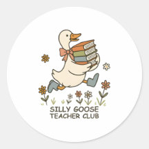 Silly Goose Teacher Club Funny Retour à l'école