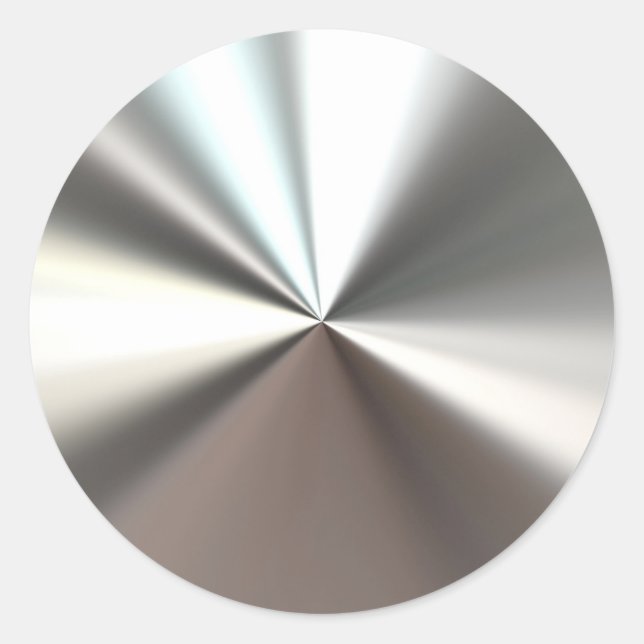 Sticker Rond Silver Burst (Devant)
