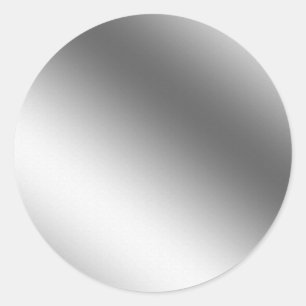 Sticker Rond Silver Modern tendance personnalisée