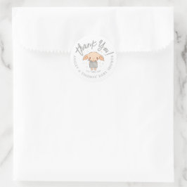 Sticker Rond Simple Baby Shower Harry Potter