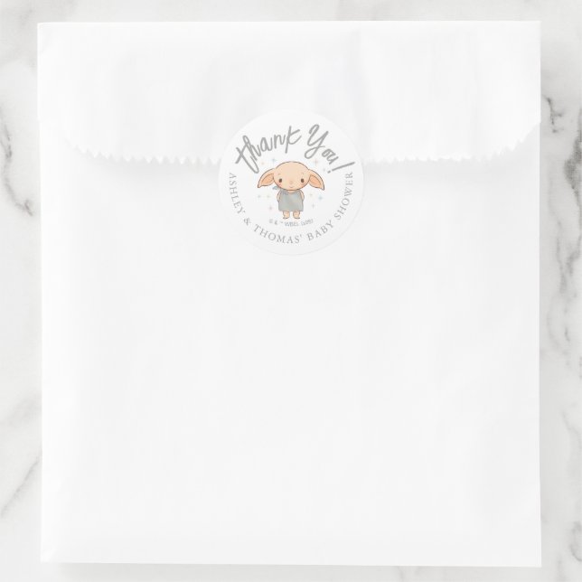 Sticker Rond Simple Harry Potter Baby Shower (Sac)