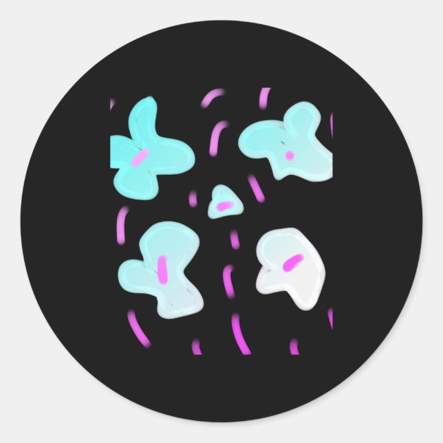Sticker Rond Simple Minimal Add Your Text Photo Christmas T S  (Devant)