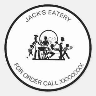 Sticker Rond simple restauration