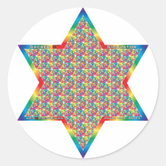 Sticker Rond Simulateur