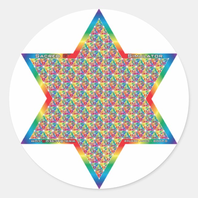 Sticker Rond Simulateur (Devant)