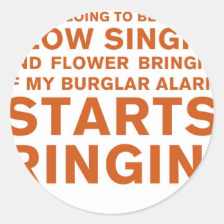 Sticker Rond Singe lente'