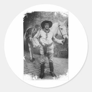 Sticker Rond Sir Cave