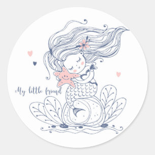 Sticker rond Sirène