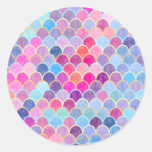 Sticker Rond Sirènes