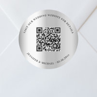Site mariage QR code détails rsvp argent