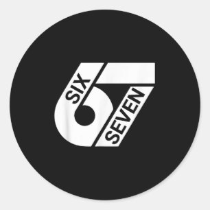 Sticker Rond Six Sept Mèmes Drôle