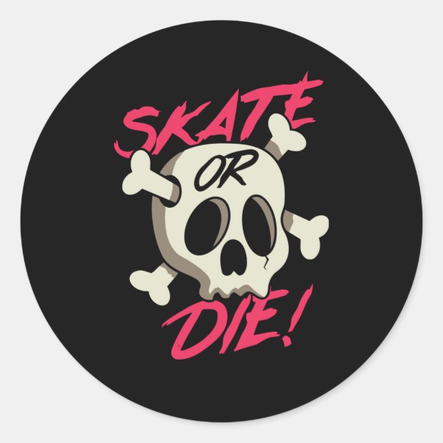 Sticker Rond Skate (Devant)