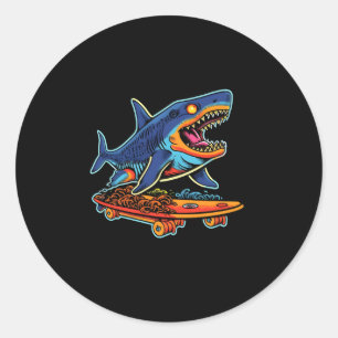 Sticker Rond Skate Skateboard Skate Pop