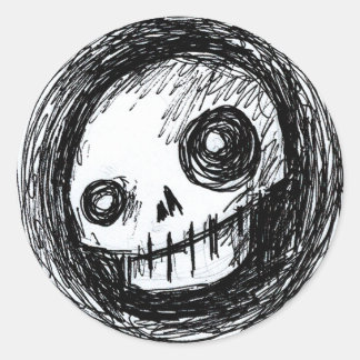 Sticker Rond Sketchy