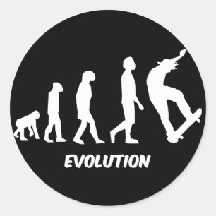 Sticker Rond Ski Evolution