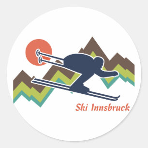 Sticker Rond Ski Innsbruck