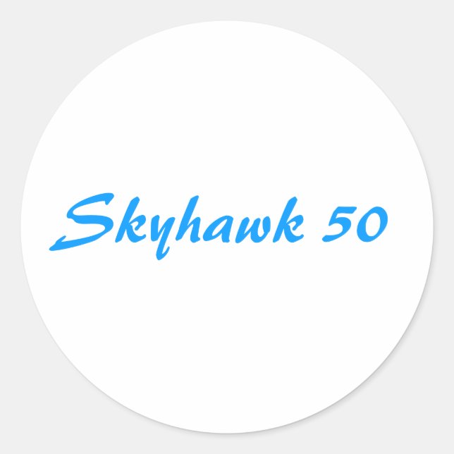 Sticker Rond Skyhawk 50 (Devant)