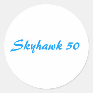 Sticker Rond Skyhawk 50