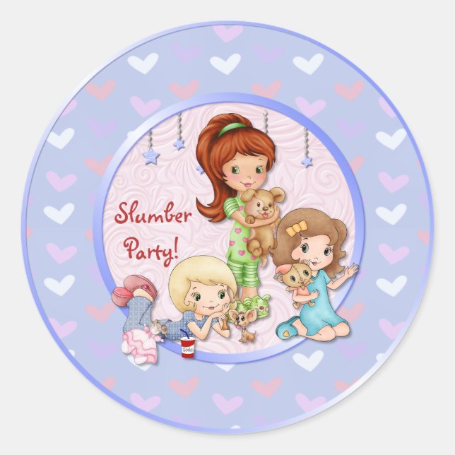 Sticker Rond Slepov Friends Stwood Fun (Devant)