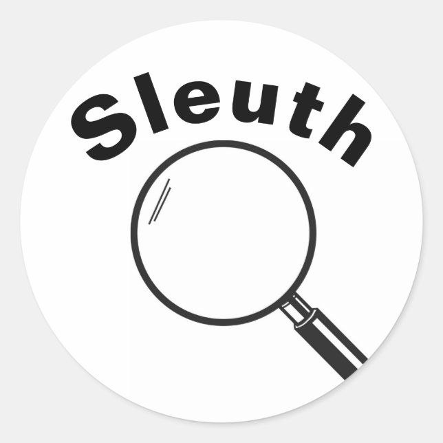Sticker Rond Sleuth (Devant)