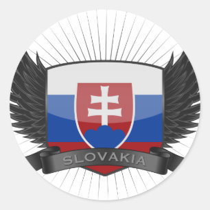 STICKER ROND SLOVAQUIE