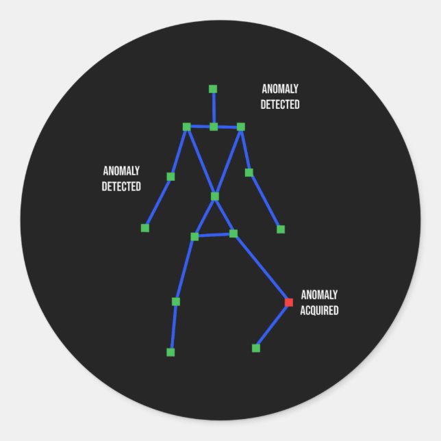 Sticker Rond Sls Ghost Hunter Paranormal Investigation Ghost H (Devant)