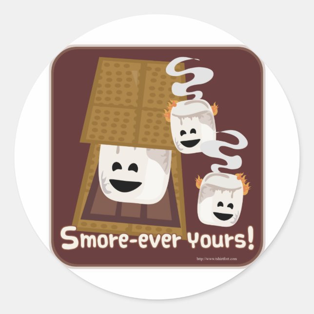 Sticker Rond Smore_Ever (Devant)