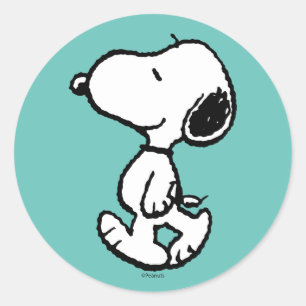 Sticker Rond Snoopy Classic Comics