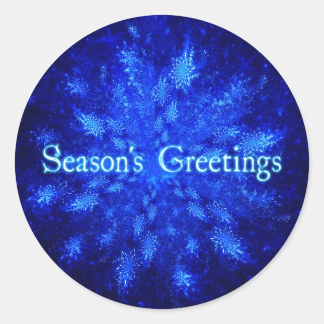 Sticker Rond Snowburst (Devant)