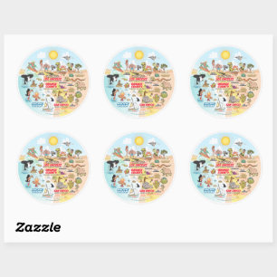 Sticker Rond SoCal